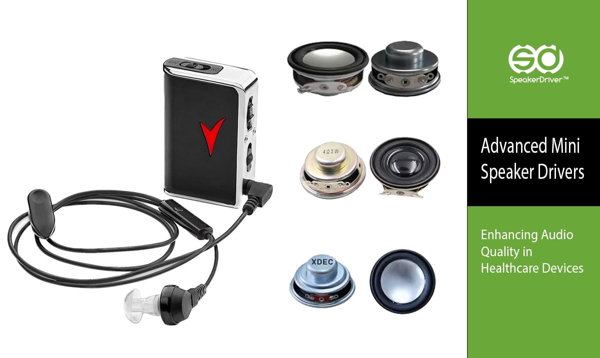 Advanced Mini Speaker Drivers Enhancing Audio Quality in Healthcare Devices